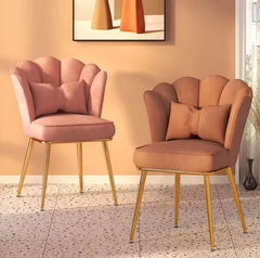 Comfortable Velvet Living Room Chair - Set of 2 Pcs
