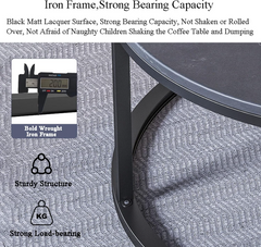 Metal Frame Nesting Tea Table Set of 2 PCs