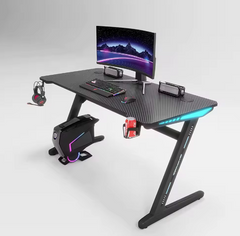 Gaming Desk Computer Desk ERGONOMIC GAMING DESK 120 CM With LED Light