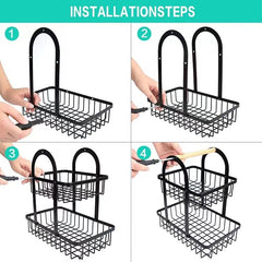 Double Layer Fruit bread Basket rack