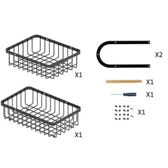 Double Layer Fruit bread Basket rack
