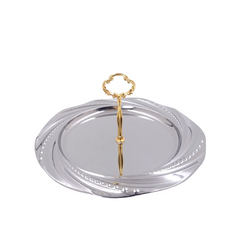 2 Layer High Tea Circle Stand Set