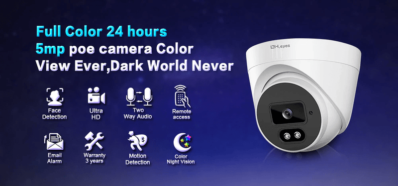 4K POE Security Camera Outdoor