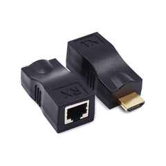 30M 4K HDMI Extender Over Cat-6/6A RJ45 Network LAN Ethernet Adapter