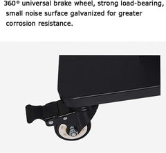 TV Stand Cart Trolley 55" to 75" Inch Mobile TV Cart Universal Flat Screen Rolling Trolley Console Stand