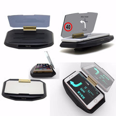 HUD Head Up Display Car Cell phone GPS Navigation Image Reflector Holder