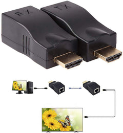 30M 4K HDMI Extender Over Cat-6/6A RJ45 Network LAN Ethernet Adapter