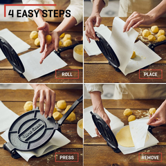 Cast Iron Press Tortilla Press for Chapati / Roti