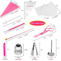 83PCs Cake Decorating Set with pipping