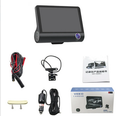3 in 1 Car Dash Camera HD Clear Night Vision Car DVR Camera