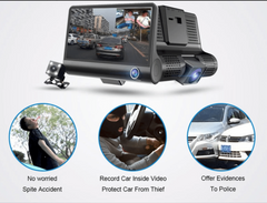 3 in 1 Car Dash Camera HD Clear Night Vision Car DVR Camera