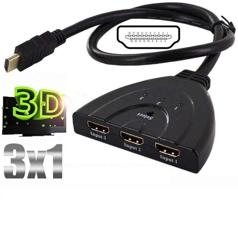 HDMI Switch 3 in 1 out HDMI Splitter