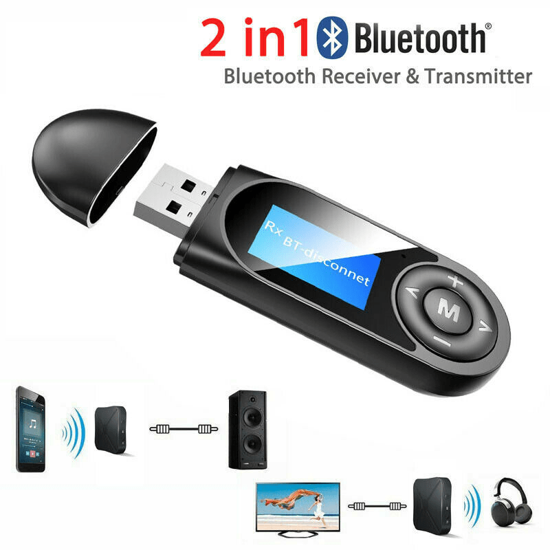 Wireless Bluetooth 5.0 Transmitter Receiver 2 IN 1