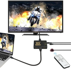 4K HDMI Switch with Remote 5 in 1 Out