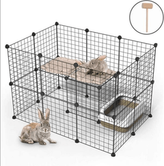 Foldable Dog Pet Playpen Metal Fence