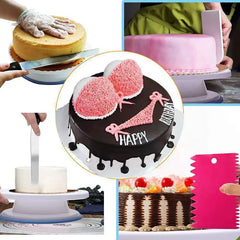 Cake Decorating Stand Piping Nozzles Kit for Baking Tools 52pcs/set