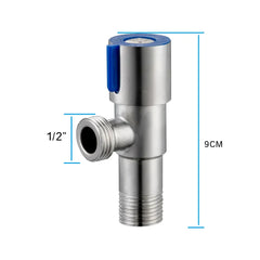 Stainless steel water angle stop kran valve faucet accessories