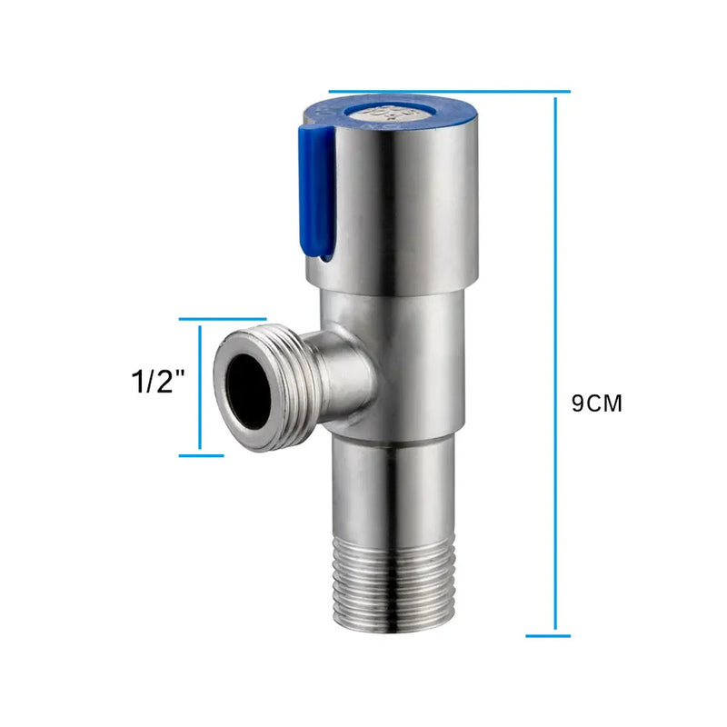 Stainless steel water angle stop kran valve faucet accessories