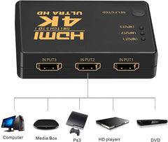 HDMI Switch 4k Intelligent 3-to-1 HDMI Switcher
