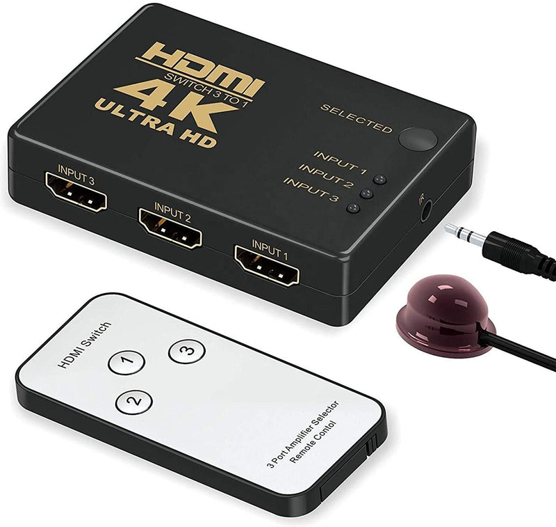 HDMI Switch 4k Intelligent 3-to-1 HDMI Switcher