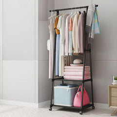 Cloth Coat Hanger with wheels Cloth Rack