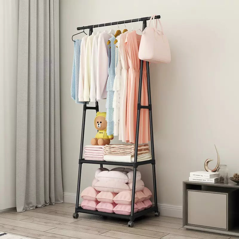 Cloth Coat Hanger with wheels Cloth Rack