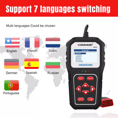 KONNWEI KW818 Universal OBD 2 Scanner Car Diagnostic tool