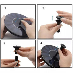 Mini Solar Powered Fountain Garden Pool Pond Garden Decoration Water Fountain