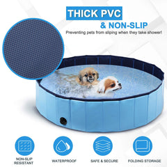 Folding bath pool big pet bath dog cat play pool