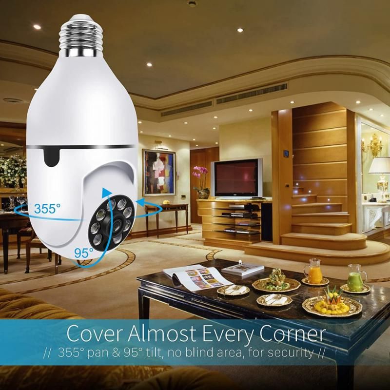 Bulb wifi security camera