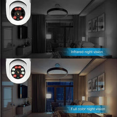 Bulb wifi security camera