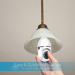 Bulb wifi security camera