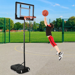 Basketball Hoop Stand System Ring Portable 2.1 M Height Adjustable