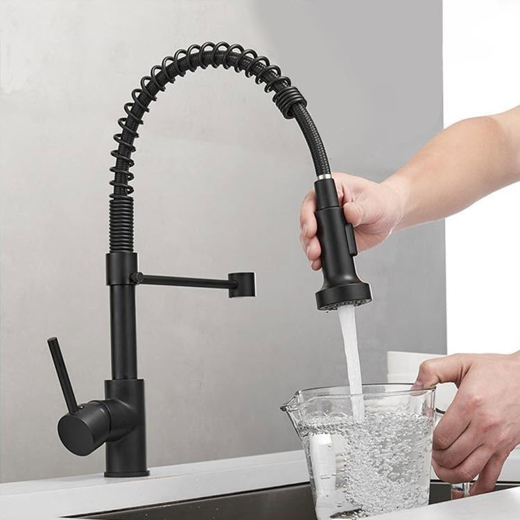 Brass Black Kitchen Faucet Mixing Faucet