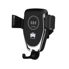 Car Phone Holder With Wireless 10W Fast Charger For iPhone Samsung