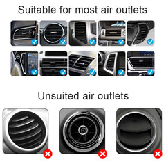 Car Phone Holder With Wireless 10W Fast Charger For iPhone Samsung