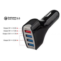 Car Phone Charger Fast Multiport