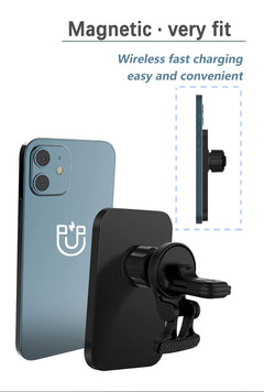 Car Phone Charger Holder with Megasafe Compatible