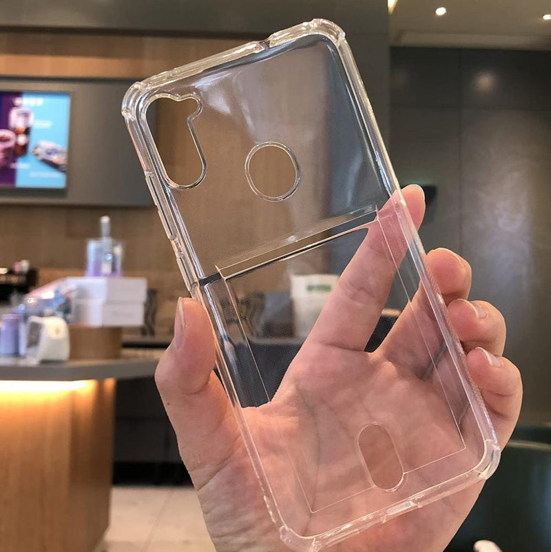 CASEPLAY Samsung Galaxy A71 Card Pocket Classic Clear Case