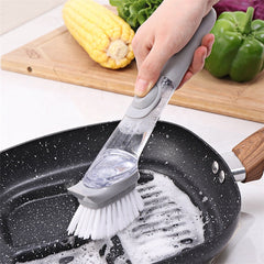 Cleaning Brush Scrubber Liquid Soap Dispenser