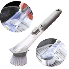 Cleaning Brush Scrubber Liquid Soap Dispenser