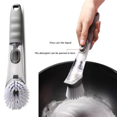 Cleaning Brush Scrubber Liquid Soap Dispenser