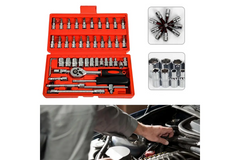 46 PCS Socket set with tools Auto Protection Tool Set Hardware