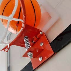 Basketball Hoop Ring with Ball Over the Door