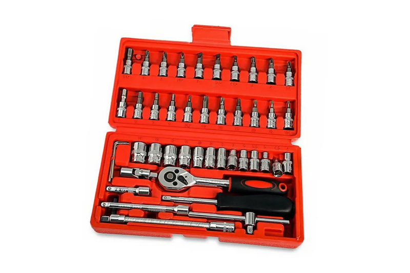 46 PCS Socket set with tools Auto Protection Tool Set Hardware
