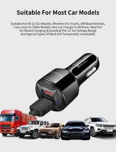 36W USB Car Charger Multiport Car Phone Charger