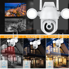 PZT Home Security Flood Camera Tuya smart 5MP ptz wifi ip camera
