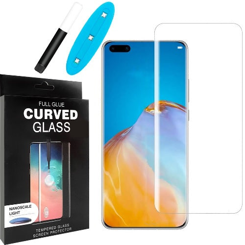 Huawei P40 Pro Tempered UV Glue Glass Screen Protector