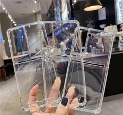 CASEPLAY Samsung Galaxy A21S Card Pocket Classic Clear Case