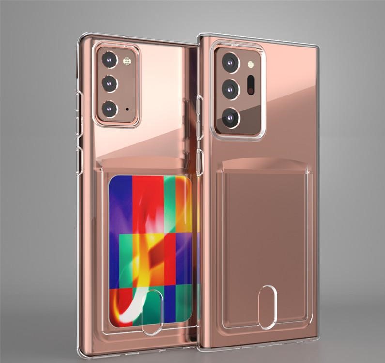 CASEPLAY Samsung Galaxy A21S Card Pocket Classic Clear Case